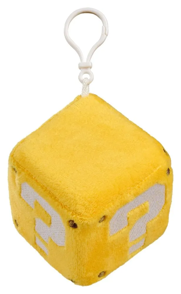 Super Mario Icons Plush Keychain 10cm - 1 Unidade Aleatória
